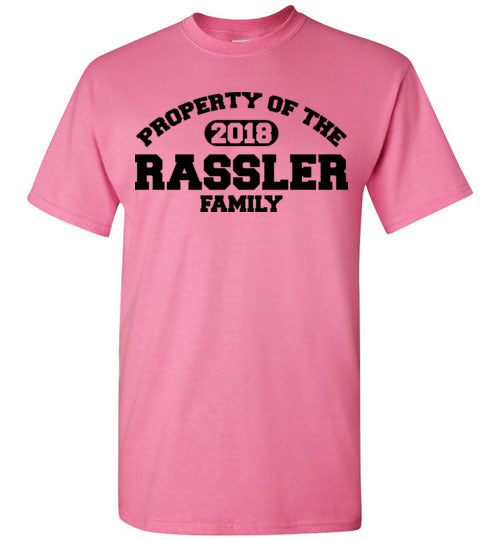 Property of Rassler Family. Youth. SS Tshirt