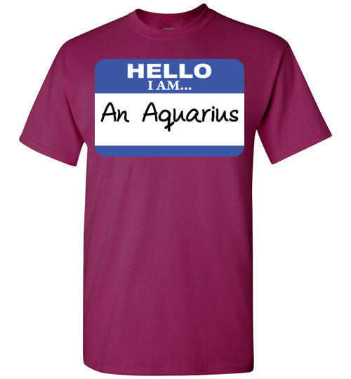An Aquarius. Adult. SS Tshirt