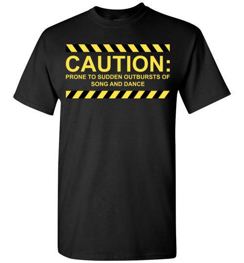Caution, Song and Dance. Youth. SS Tshirt