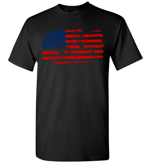 Distressed Flag. Youth. SS Tshirt