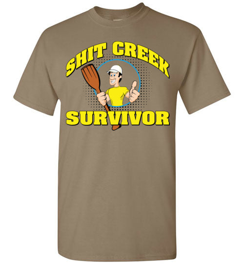 Shit Creek Man. Adult. SS Tshirts