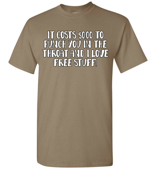 Throat Punch. Adult. SS Tshirt