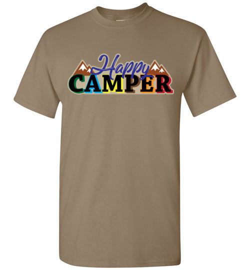 Happy Camper. Adult. SS Tshirt