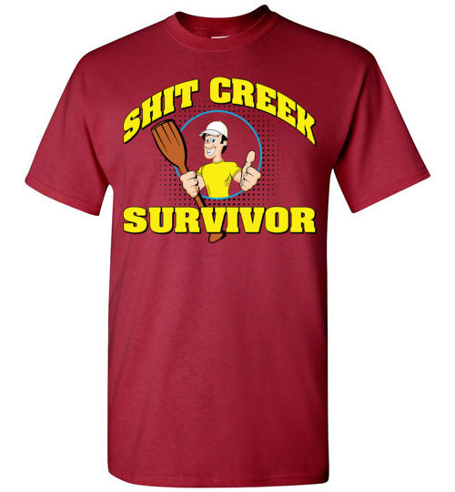 Shit Creek Man. Adult. SS Tshirts