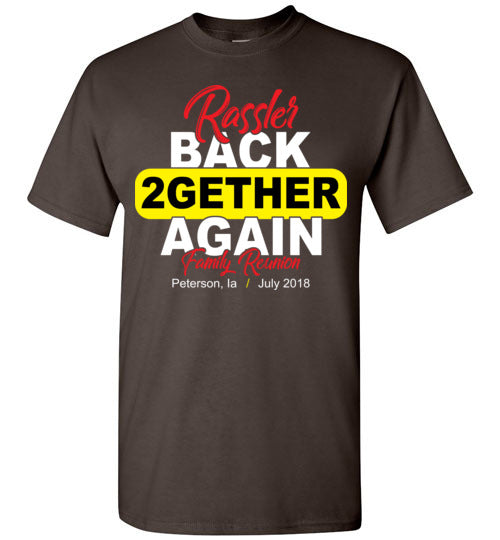 Rassler Back 2gether. Adult. SS Tshirts