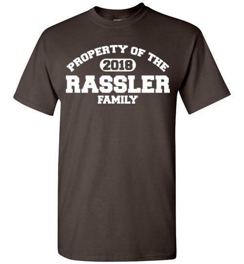 Property of Rassler. Adult. SS Tshirt