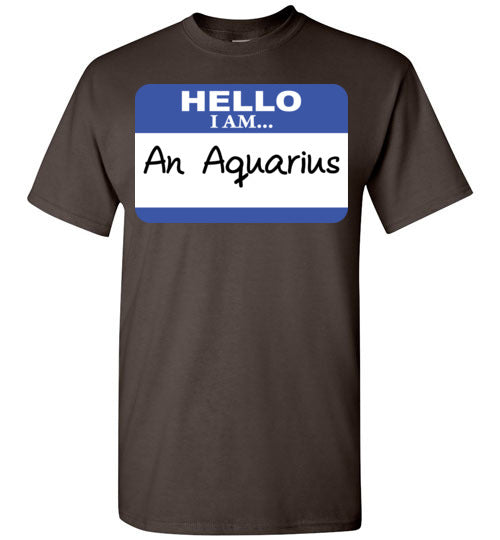 An Aquarius. Adult. SS Tshirt