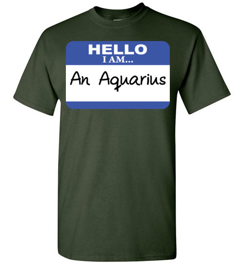 An Aquarius. Adult. SS Tshirt