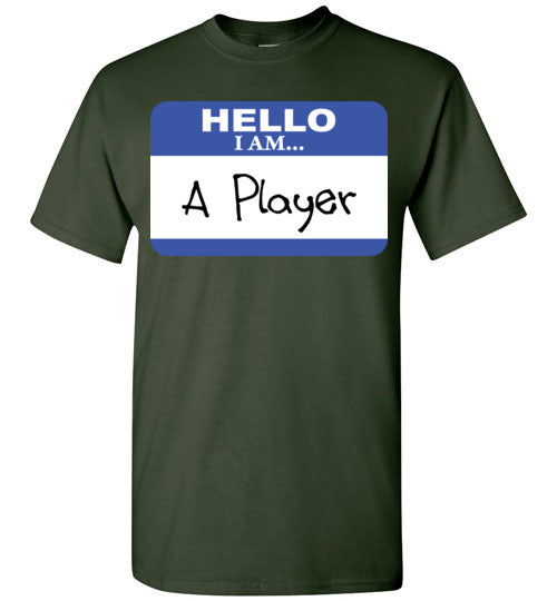 A Player. Adult. SS Tshirt