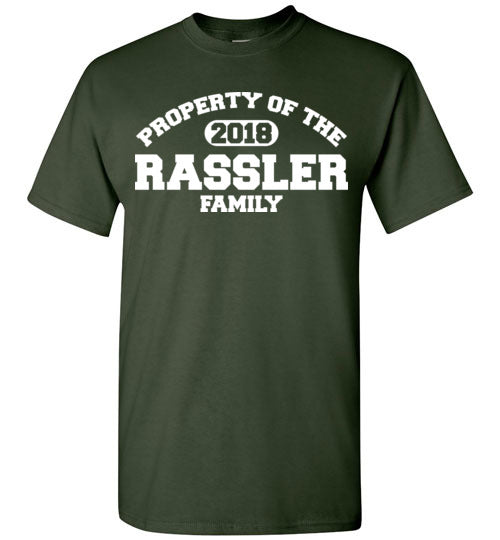 Property of Rassler. Adult. SS Tshirt
