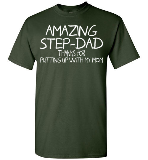 Amazing Step Dad. Gildan Short-Sleeve T-Shirt