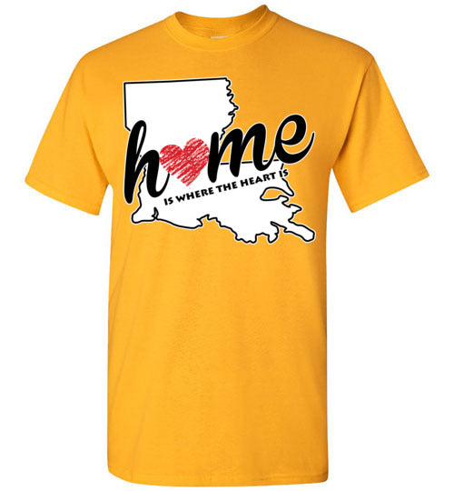 Louisiana Home. Adult. SS Tshirts