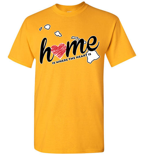 Hawaii Home. Adult. SS Tshirts