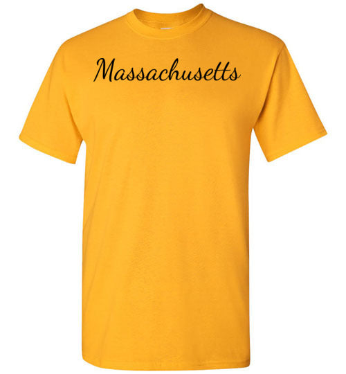 Massachusetts. Adult. SS Tshirt