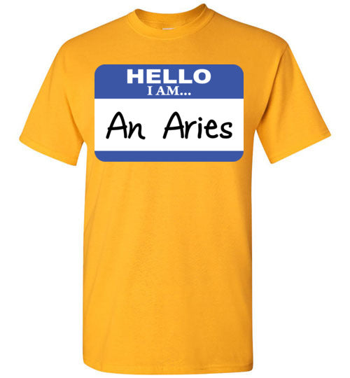 An Aries. Adult. SS Tshirt