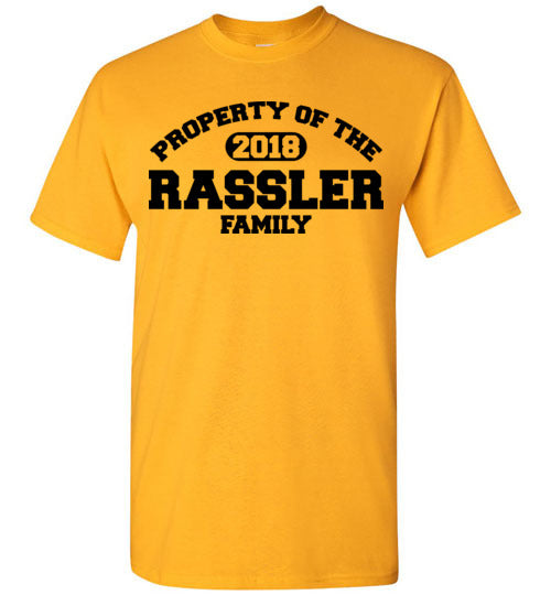 Property of Rassler Family. Youth. SS Tshirt