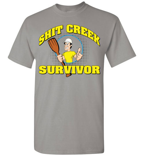 Shit Creek Man. Adult. SS Tshirts