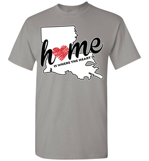 Louisiana Home. Adult. SS Tshirts