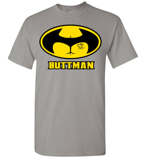 Buttman Heart. Adult. SS Tshirt