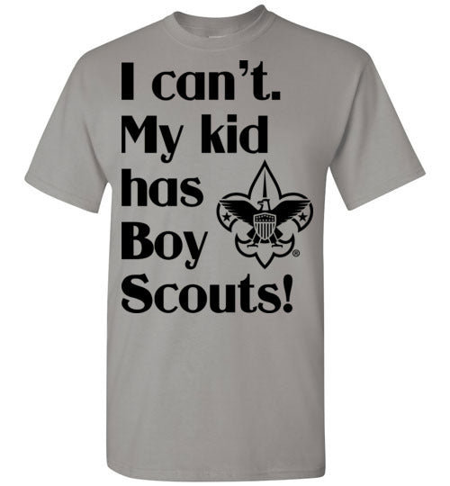 My kid has Boy Scouts SS Tshirt