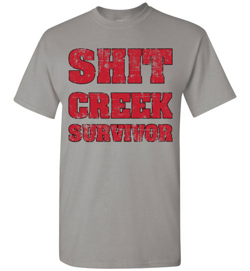 Shit Creek Red. Adult. SS Tshirts
