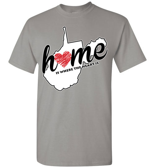 West Virginia Home. Adult. SS Tshirt