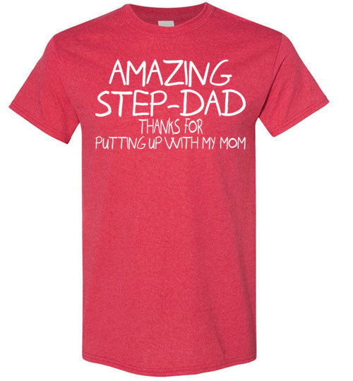 Amazing Step Dad. Gildan Short-Sleeve T-Shirt