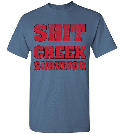 Shit Creek Red. Adult. SS Tshirts