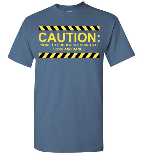 Caution, Song and Dance. Youth. SS Tshirt