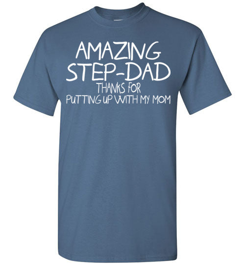 Amazing Step Dad. Gildan Short-Sleeve T-Shirt