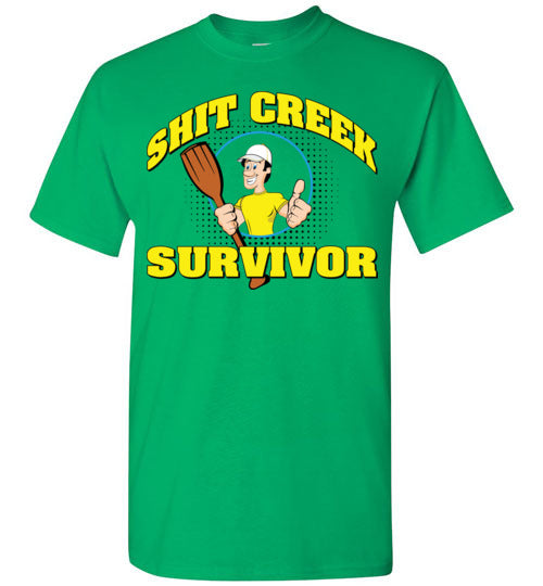 Shit Creek Man. Adult. SS Tshirts