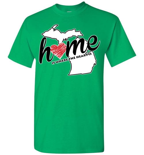 Michigan Home. Adult. SS Tshirts