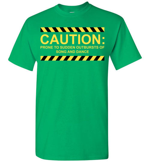 Caution, Song and Dance. Youth. SS Tshirt