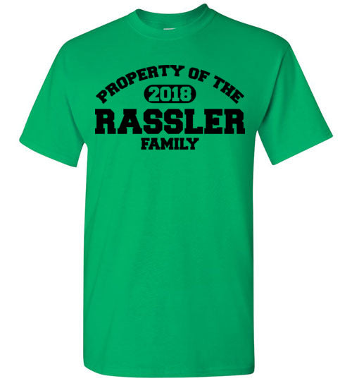 Property of Rassler Family. Youth. SS Tshirt