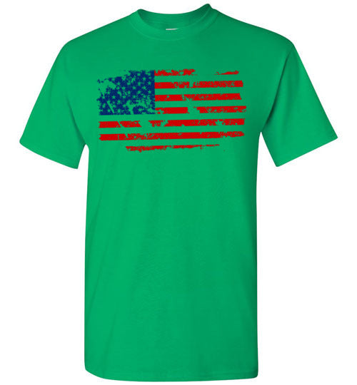 Distressed Flag. Youth. SS Tshirt
