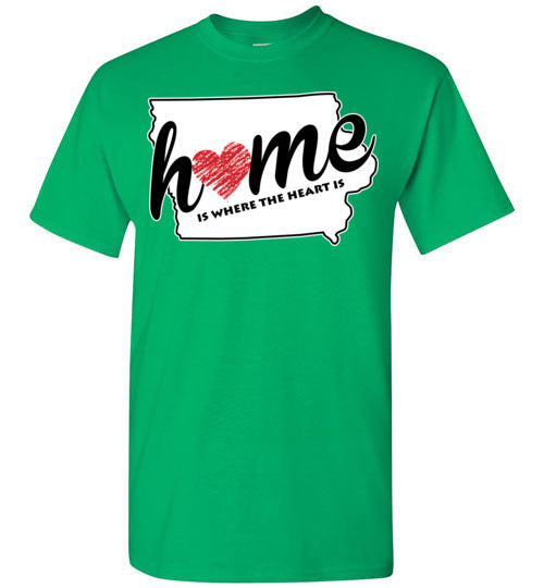Iowa Home. Adult. SS Tshirt