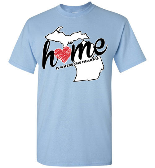 Michigan Home. Adult. SS Tshirts
