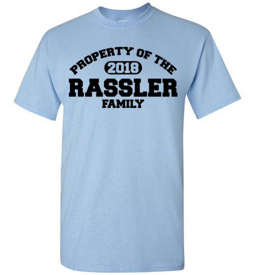 Property of Rassler Family. Youth. SS Tshirt