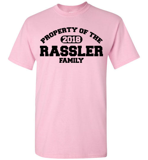 Property of Rassler Family. Youth. SS Tshirt