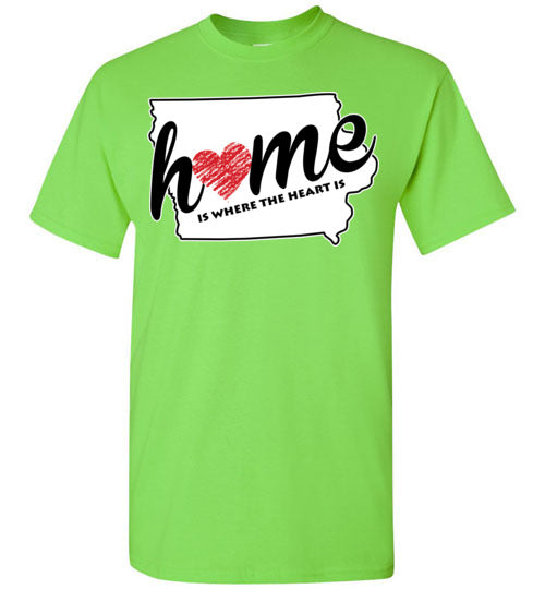 Iowa Home. Adult. SS Tshirt