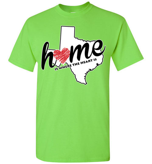 Texas Home. Adult. SS Tshirt
