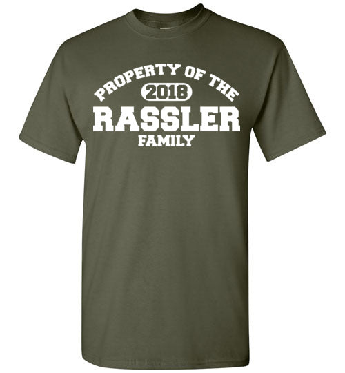 Property of Rassler. Adult. SS Tshirt