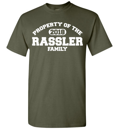 Property of Rasslers. Youth. SS Tshirt