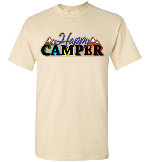 Happy Camper. Adult. SS Tshirt