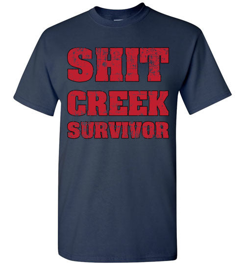 Shit Creek Red. Adult. SS Tshirts