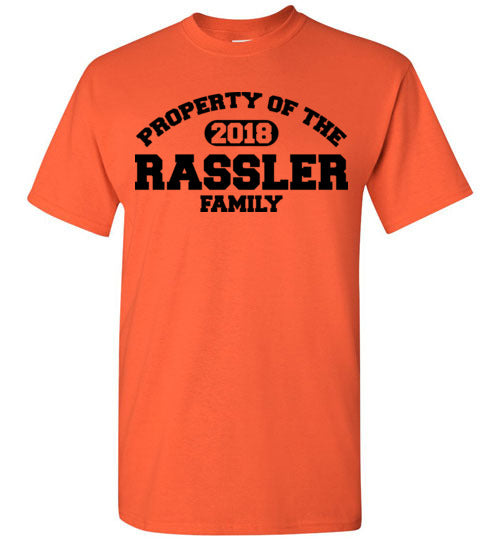 Property of Rassler Family. Youth. SS Tshirt