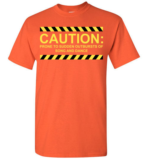 Caution, Song and Dance. Youth. SS Tshirt