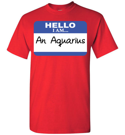 An Aquarius. Adult. SS Tshirt