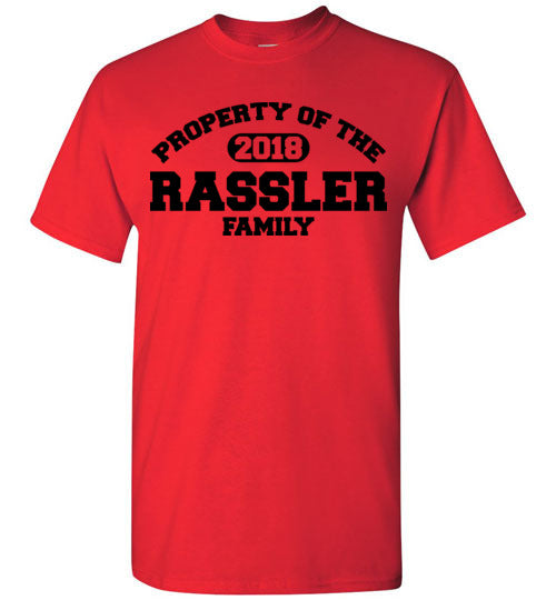 Property of Rassler Family. Youth. SS Tshirt