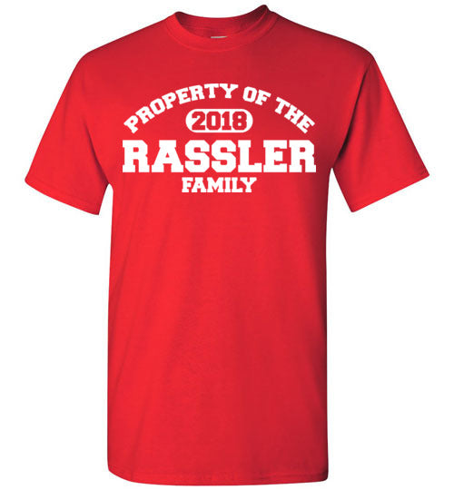 Property of Rassler. Adult. SS Tshirt